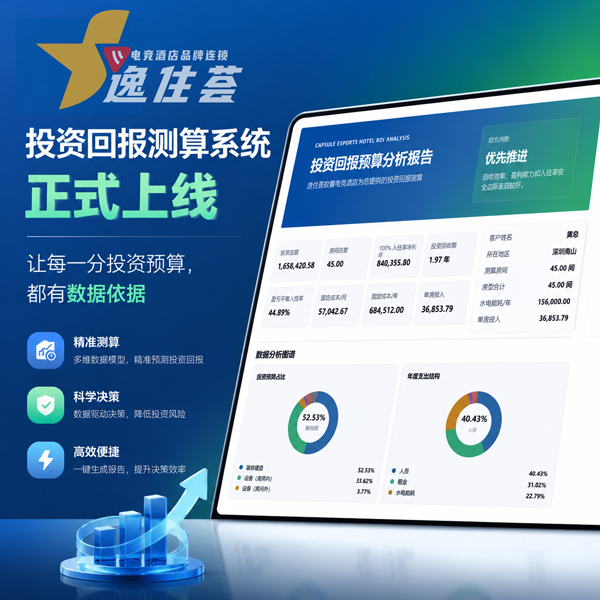 逸住荟自研投资回报测算系统正式上线
